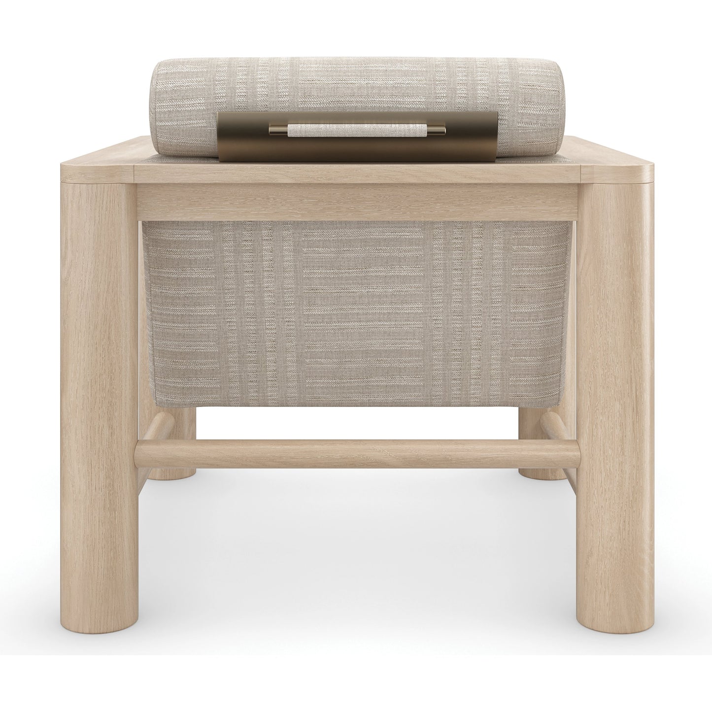 004 SI-2095973 | Additional Silo | Unity Chair by Caracole in natural oak, lucent bronze metallic paint. Made from oak, metal in a modern style.