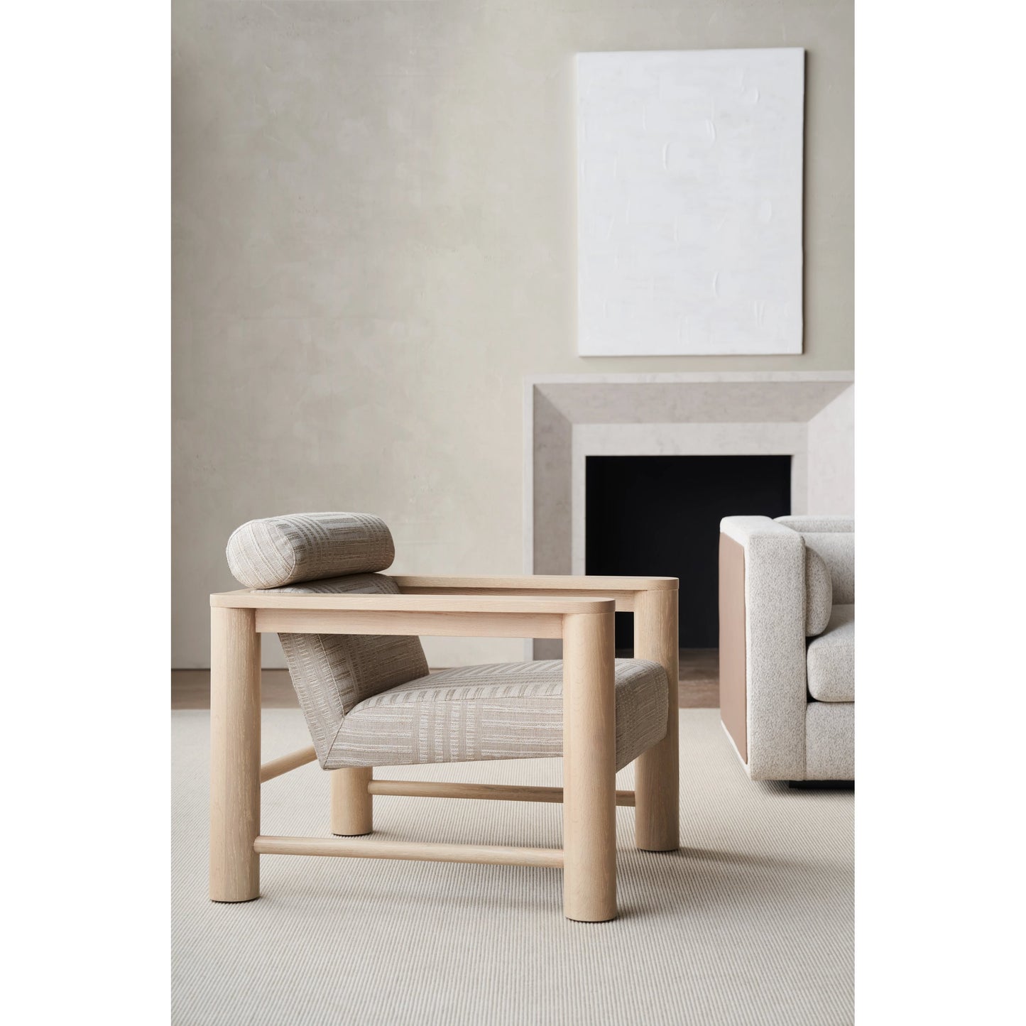 006 SI-2095973 | Additional Silo | Unity Chair by Caracole in natural oak, lucent bronze metallic paint. Made from oak, metal in a modern style.