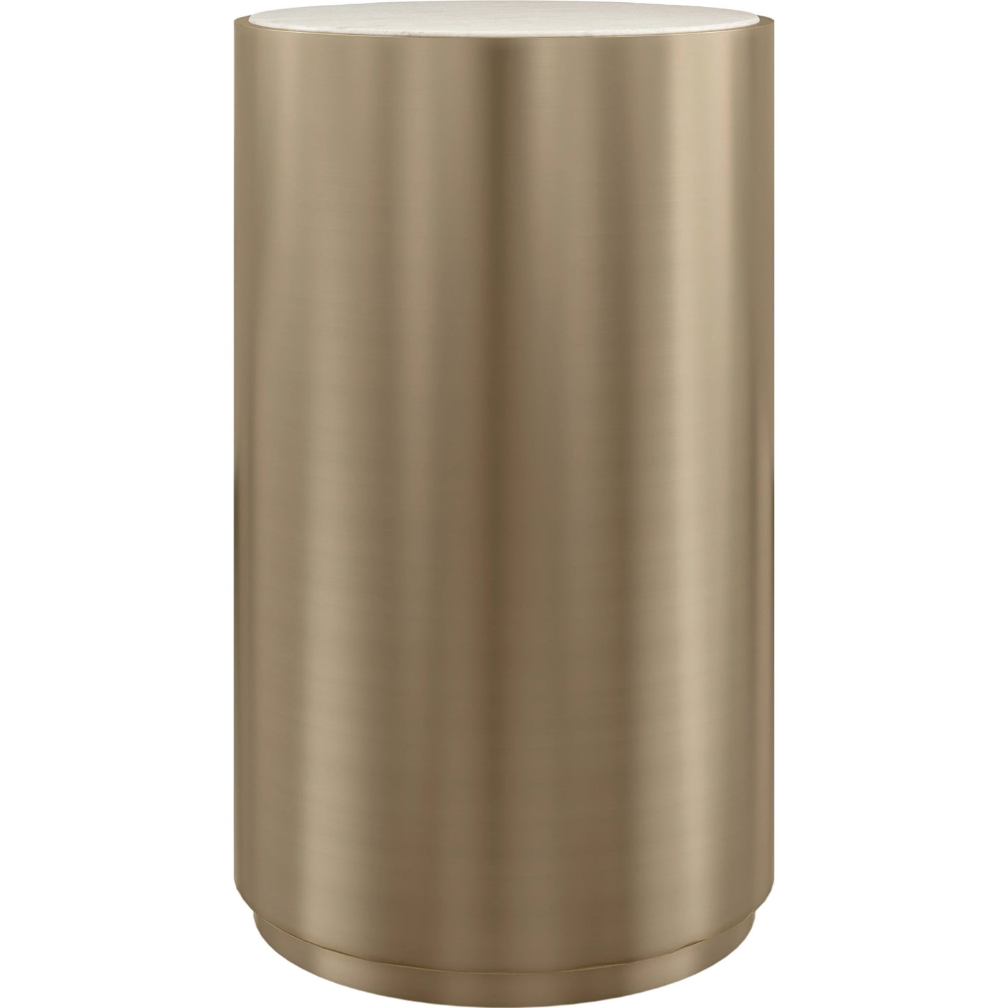 001 SI-2095983 | Additional Silo | Contrast Light Spot Table by Caracole in lucent bronze plated metal. Made from metal, stone in a modern style.