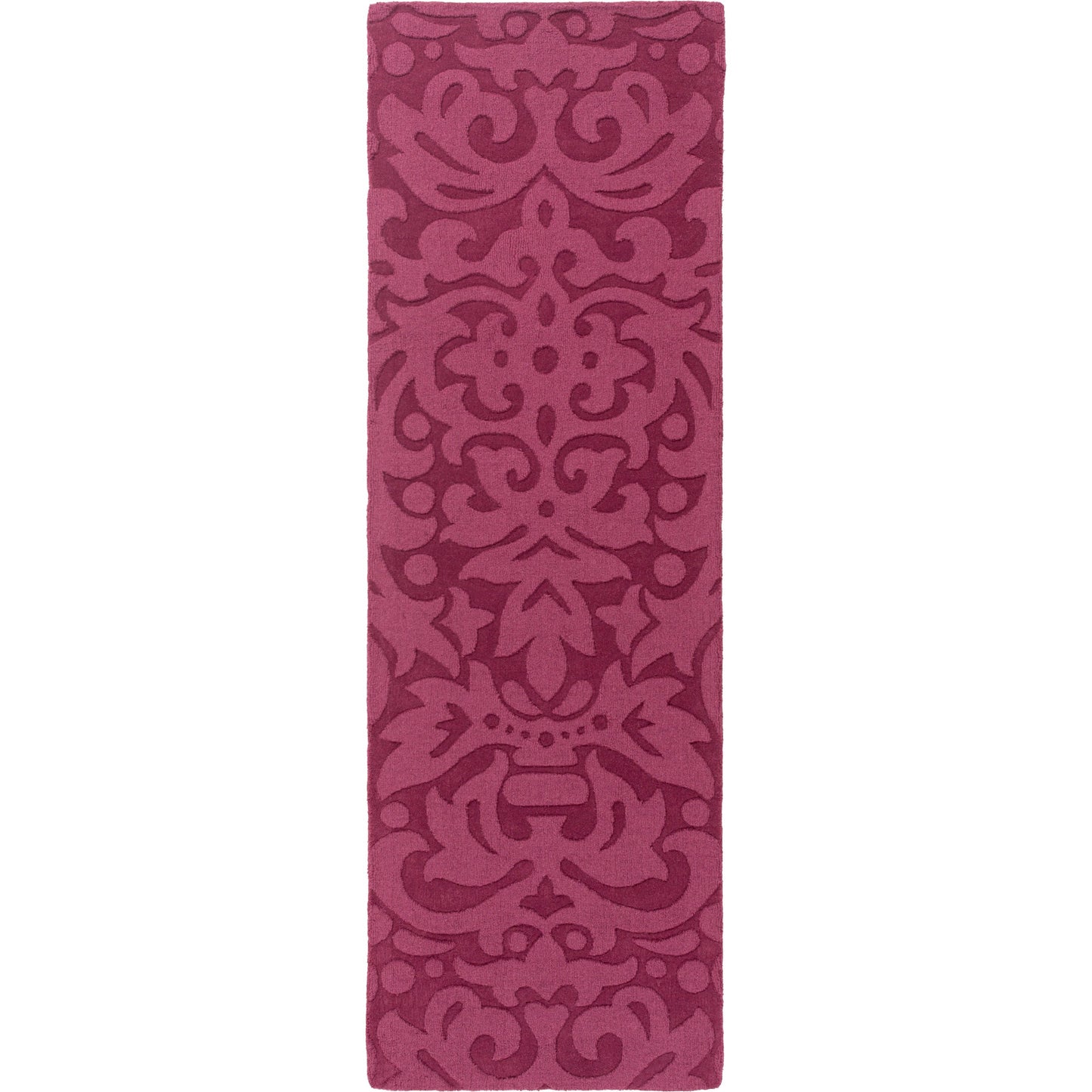 002 87736-3266 | Additional Silo | Mystique Rug - 649 by Surya in plum. Made from 100% wool in a unique style.