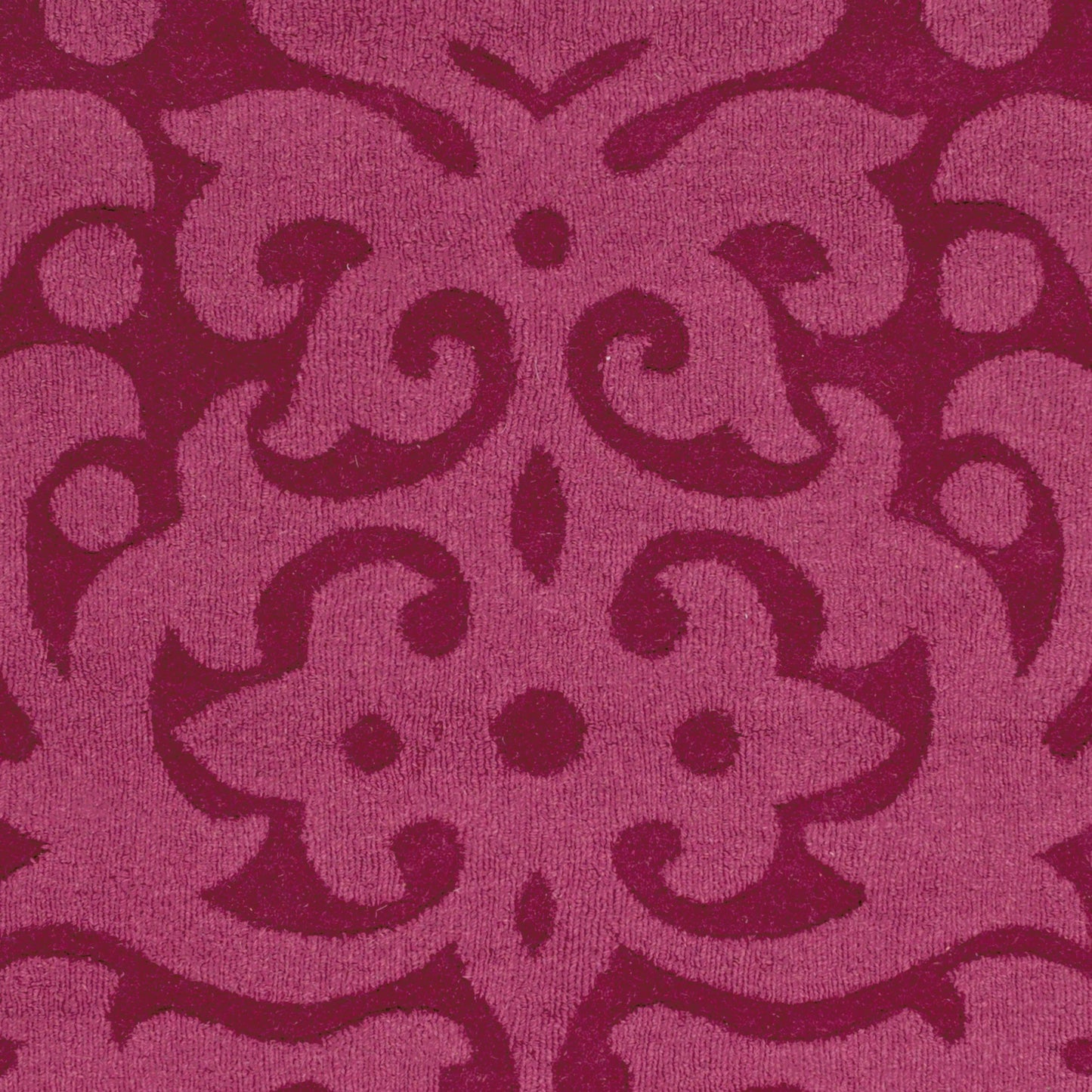 004 87736-3266 | Closeup | Mystique Rug - 649 by Surya in plum. Made from 100% wool in a unique style.