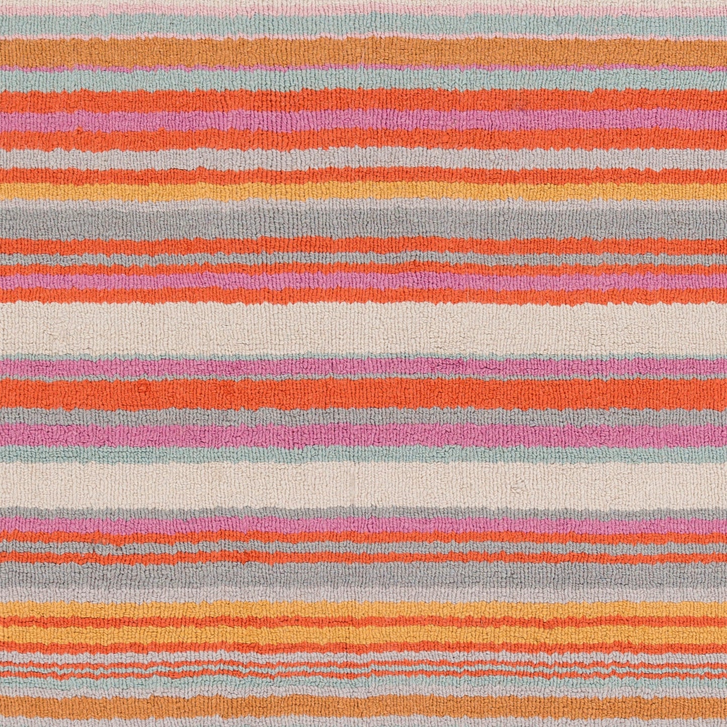 004 56925-12428 | Closeup | Mystique Rug - 97 by Surya in purple, dusty pink, beige, charcoal, burnt orange, seafoam. Made from 100% wool in a unique style.