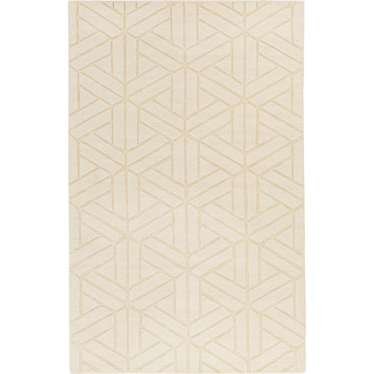 001 74205-12428 | Primary Silo | Mystique Rug - 14833 by Surya in ivory. Made from 100% wool in a unique style.
