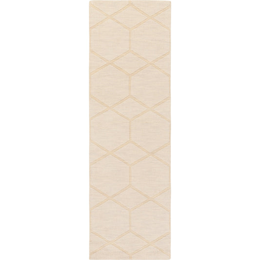 Mystique Rug - 14834 by Surya in ivory. Made from 100% wool in a unique style.