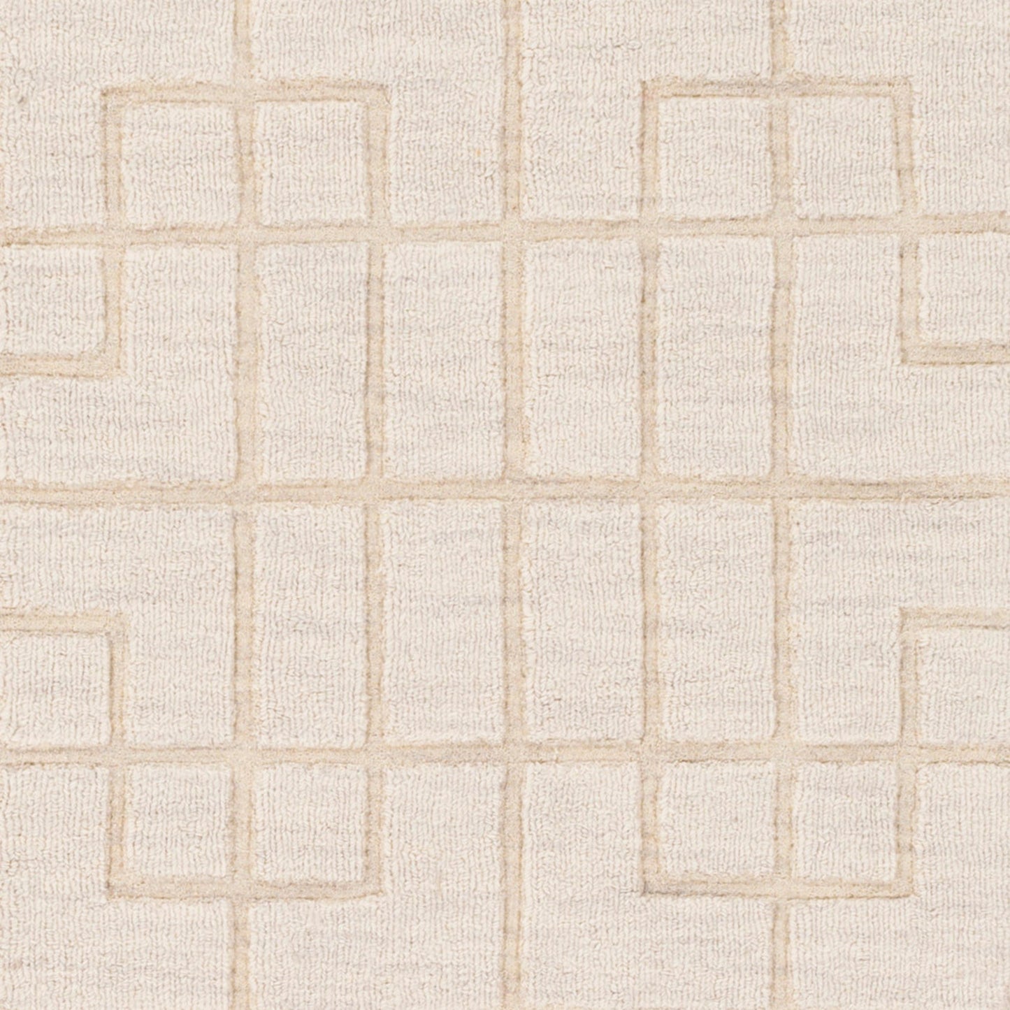 007 71104-3264,71104-3266 | Closeup | Mystique M-5441 Rug by Surya in ivory. Made from 100% wool in a unique style.