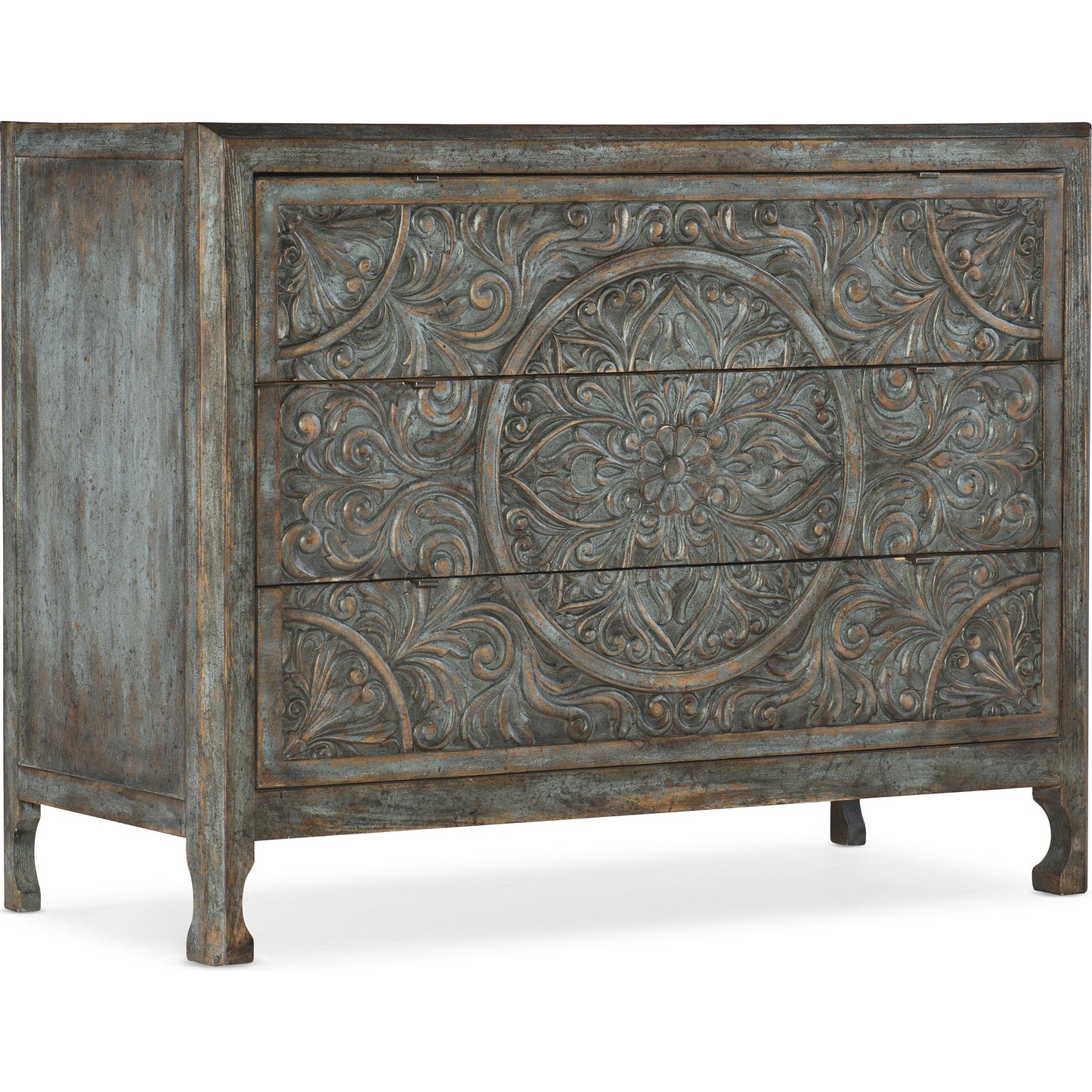 001 SI-1749055 | Additional Silo | La Grange Lockhart Three-Drawer Accent Chest by Hooker Furniture. Made from unique in a cottage & farmhouse style.