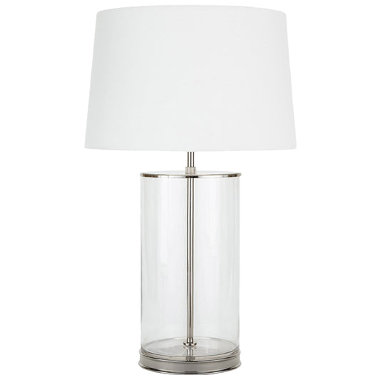 Magelian Glass Table Lamp by Regina Andrew in clear. Made from glass in a coastal style.