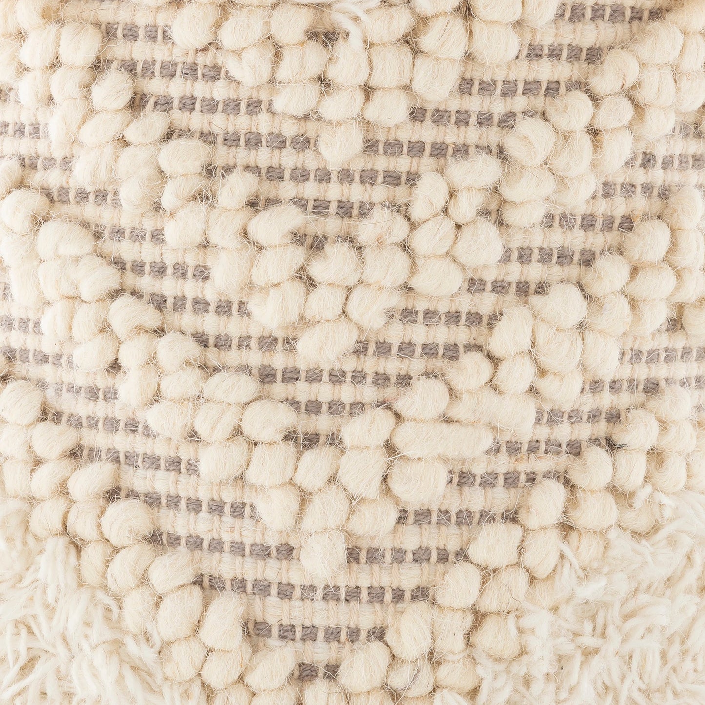 002 SI-1885764 | Closeup | Mali - 24730 by Surya in white, cream, gray cream, medium gray. Made from cotton, wool in a eclectic & global style.