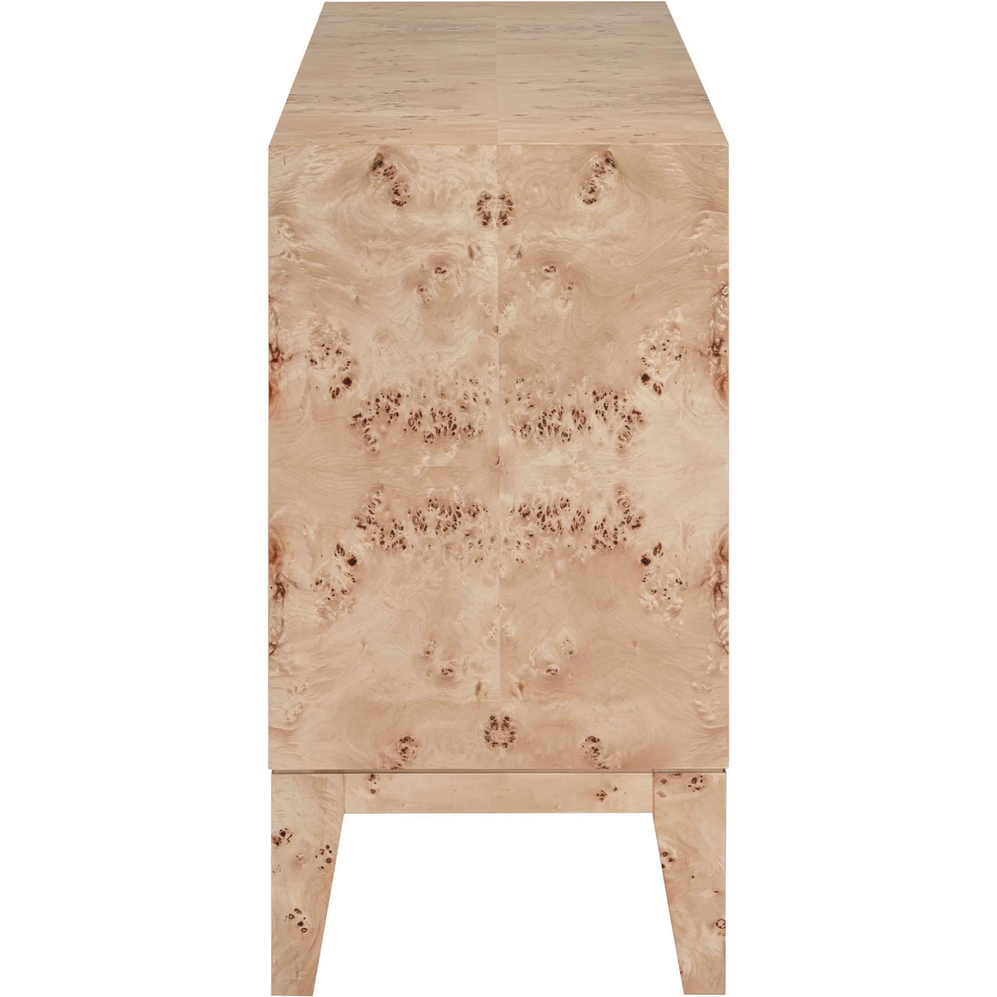 Mappa 3-Door Sideboard by LH Imports. Made from mdf oak veneer, burl mappa veneer in a modern style.