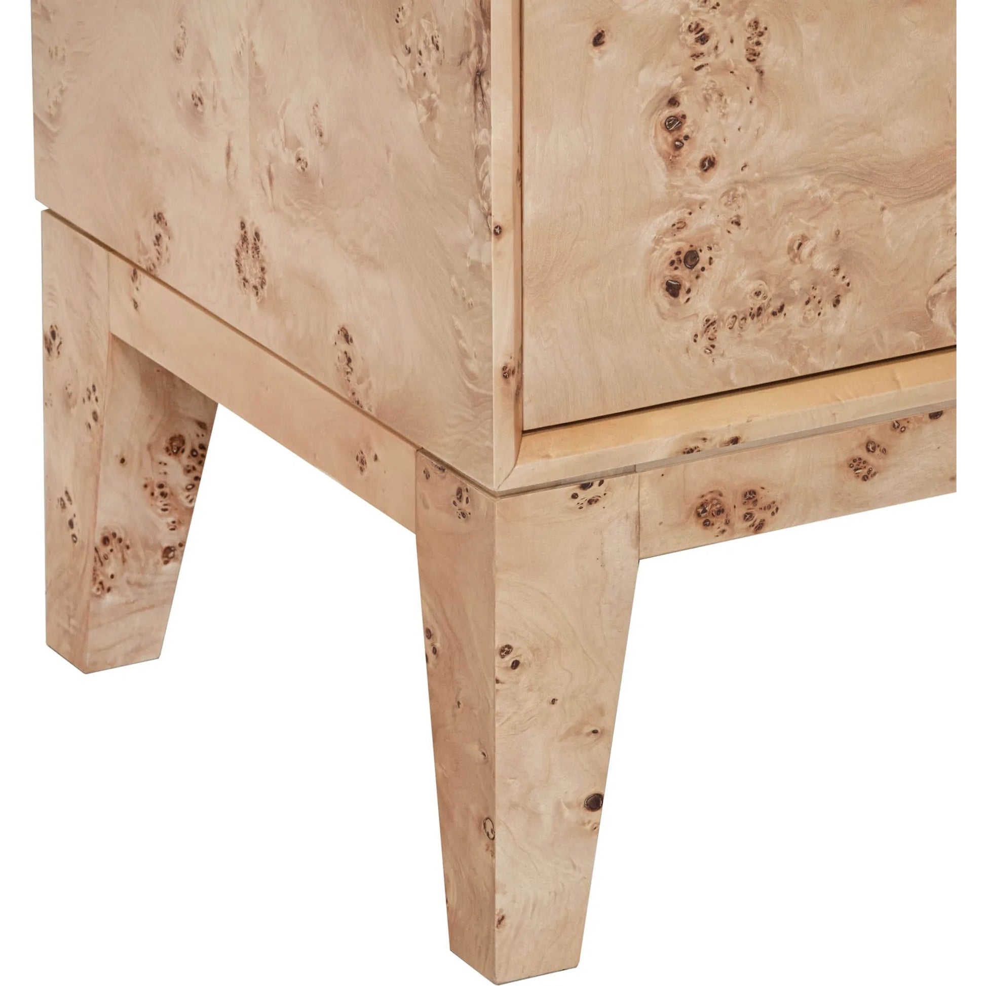 Mappa 3-Door Sideboard by LH Imports. Made from mdf oak veneer, burl mappa veneer in a modern style.
