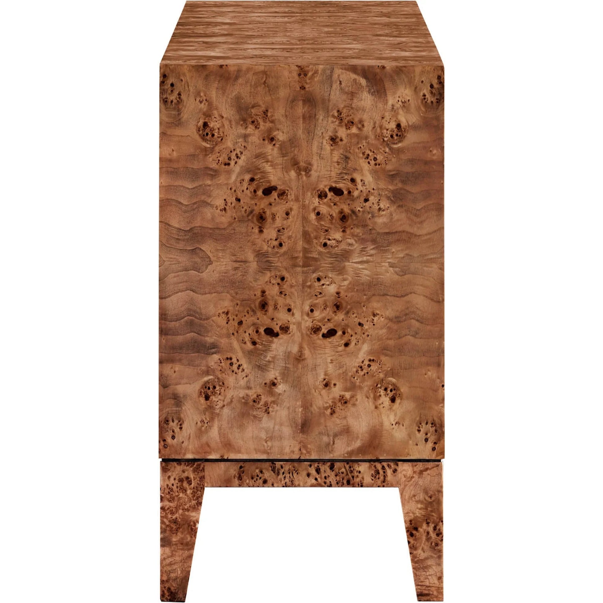 Mappa 3-Door Sideboard by LH Imports. Made from mdf oak veneer, burl mappa veneer in a modern style.