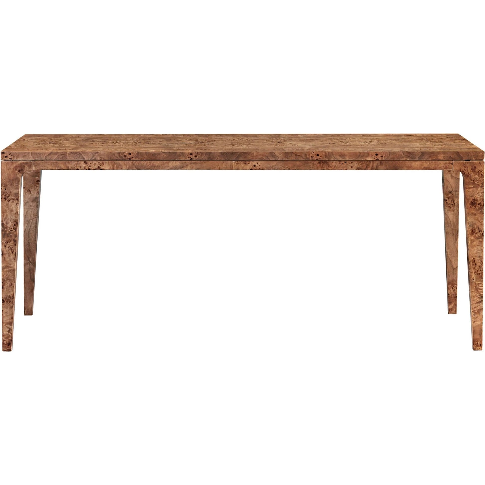 Mappa Large Dining Table by LH Imports in dark burl, matt black. Made from unique in a modern style.