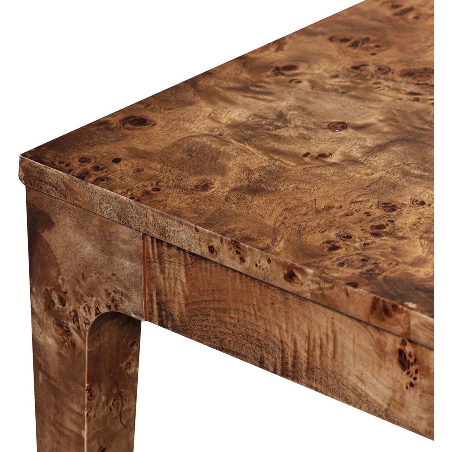 008 SI-2452883 | Closeup | Mappa Coffee Table by LH Imports. Made from mappa burl veneer, mdf in a modern style.