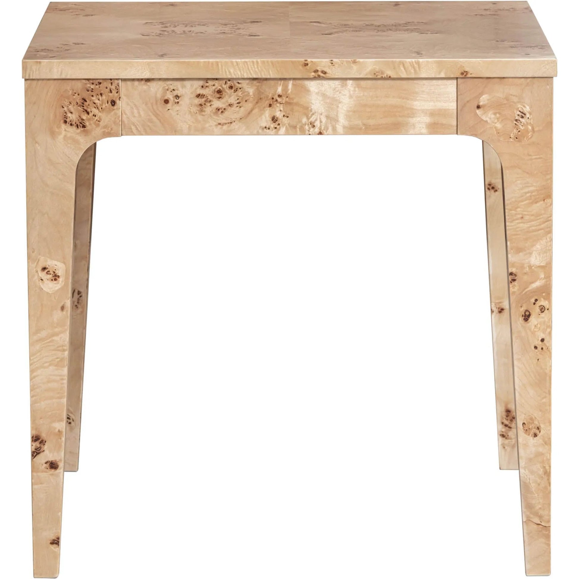 Mappa Side Table by LH Imports. Made from mappa burl veneer, mdf in a transitional style.
