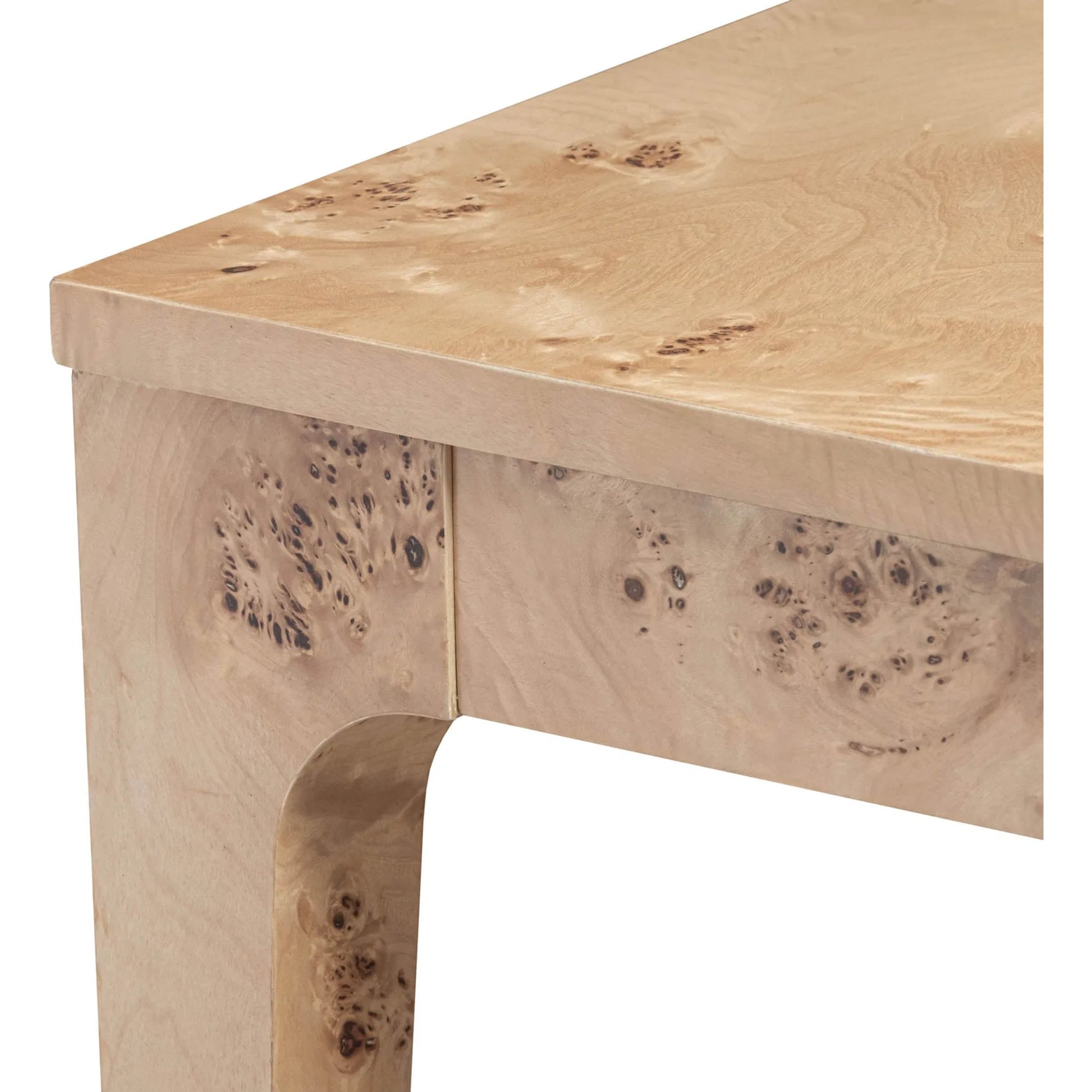 Mappa Side Table by LH Imports. Made from mappa burl veneer, mdf in a transitional style.