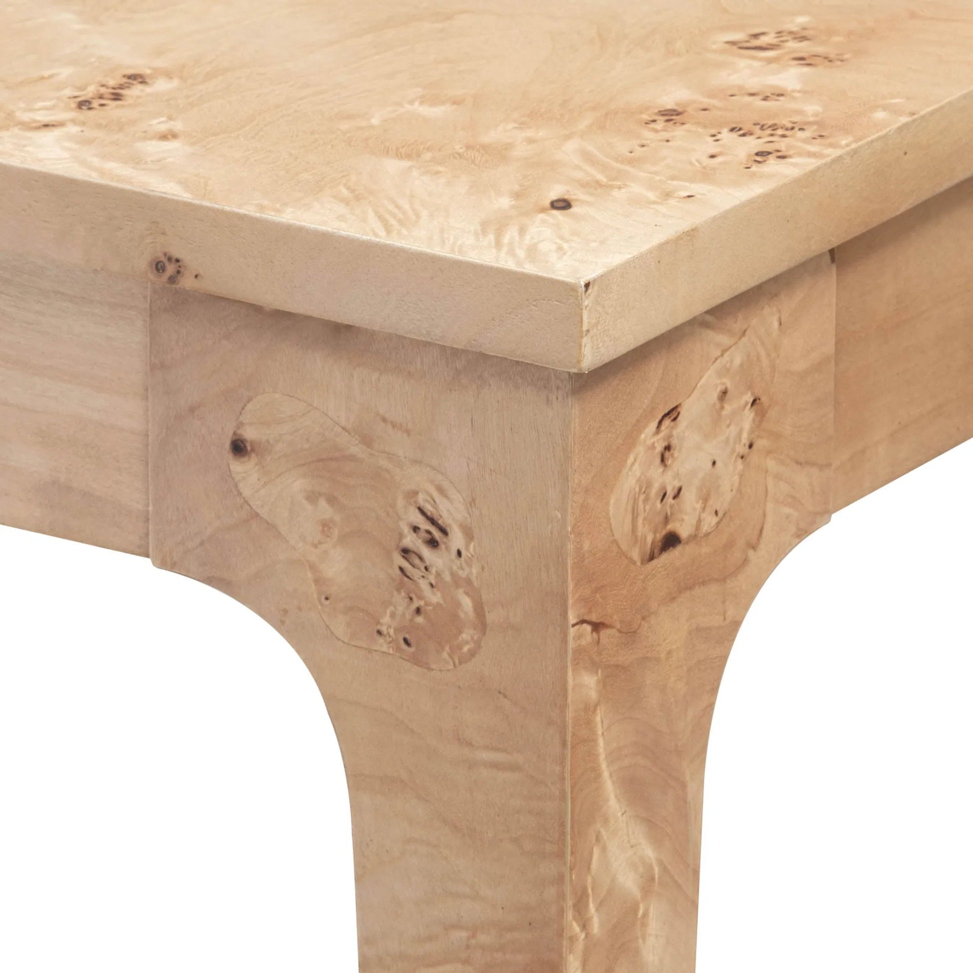 Mappa Side Table by LH Imports. Made from mappa burl veneer, mdf in a transitional style.