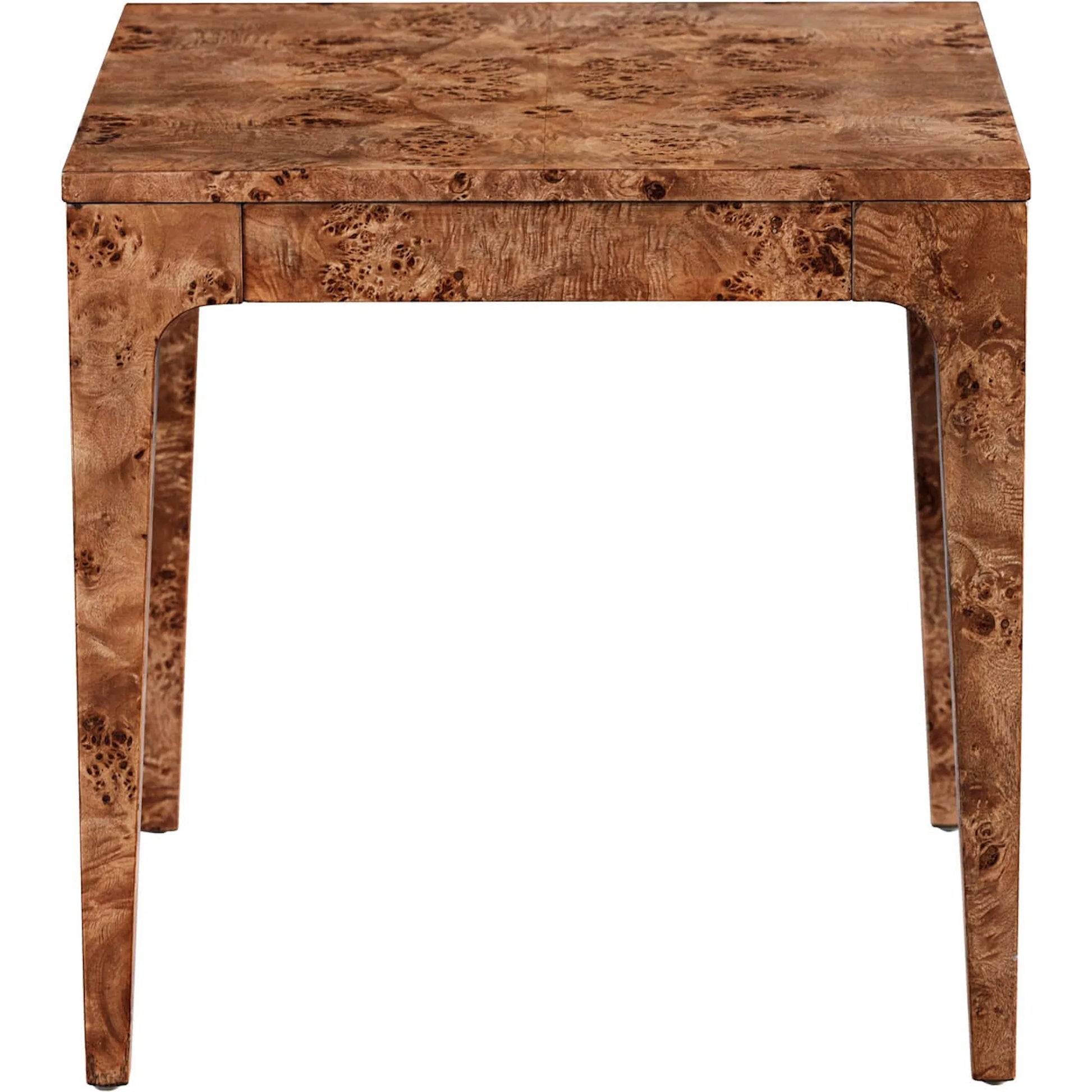Mappa Side Table by LH Imports. Made from mappa burl veneer, mdf in a transitional style.