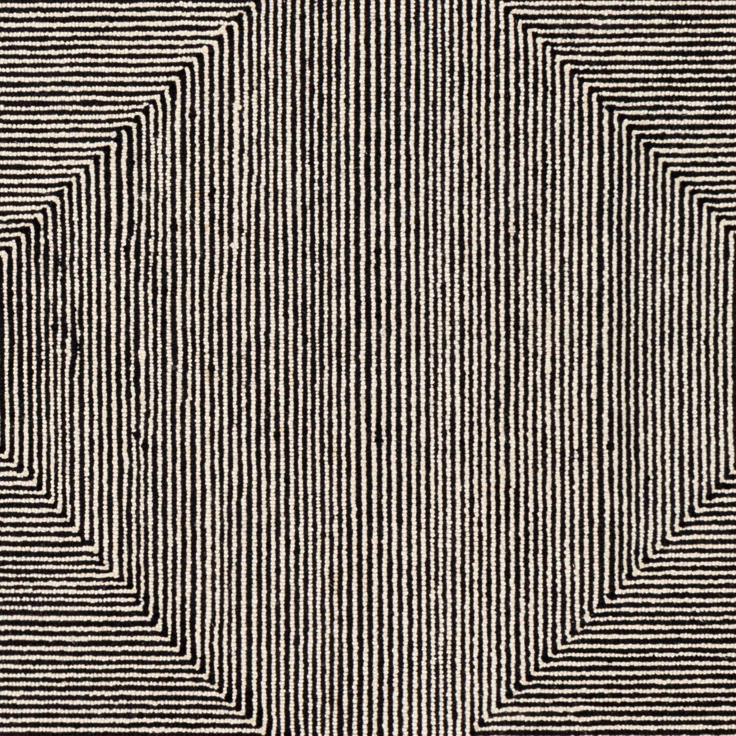 006 SR-882627,SR-882628,SR-882629,SR-882630 | Closeup | Maroc Rug - 26231 by Livabliss in cream, black. Made from 100% wool in a unique style.