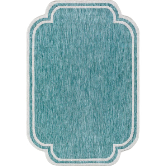 Miami Beach MBH-2308 Outdoor Rug by Livabliss. Made from polypropylene in a unique style.