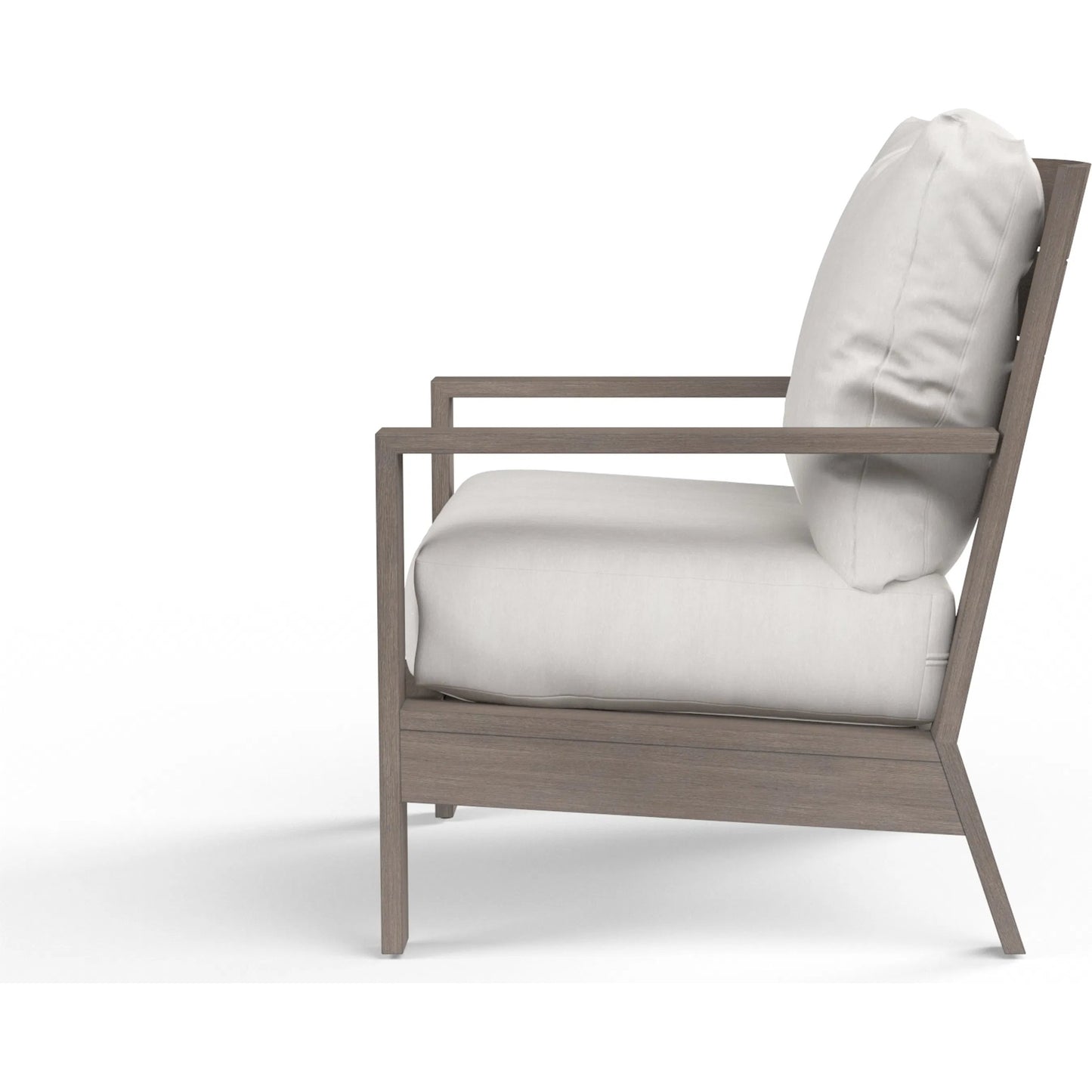 003 SI-2166948 | Additional Silo | Laguna Outdoor Club Chair by Sunset West in driftwood. Made from aluminum in a modern style.