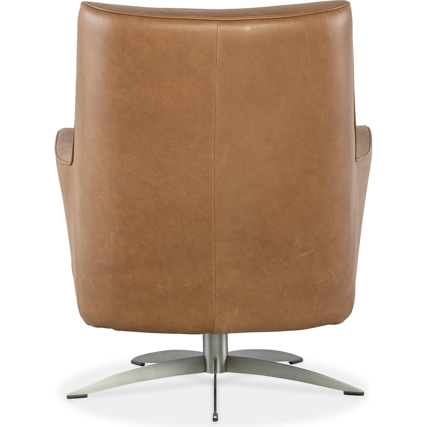 002 SI-2133800 | Additional Silo | Sheridan Swivel Chair by Hooker Furniture in denver coffee. Made from leather, denver coffee (nubuck top grain) in a transitional style.