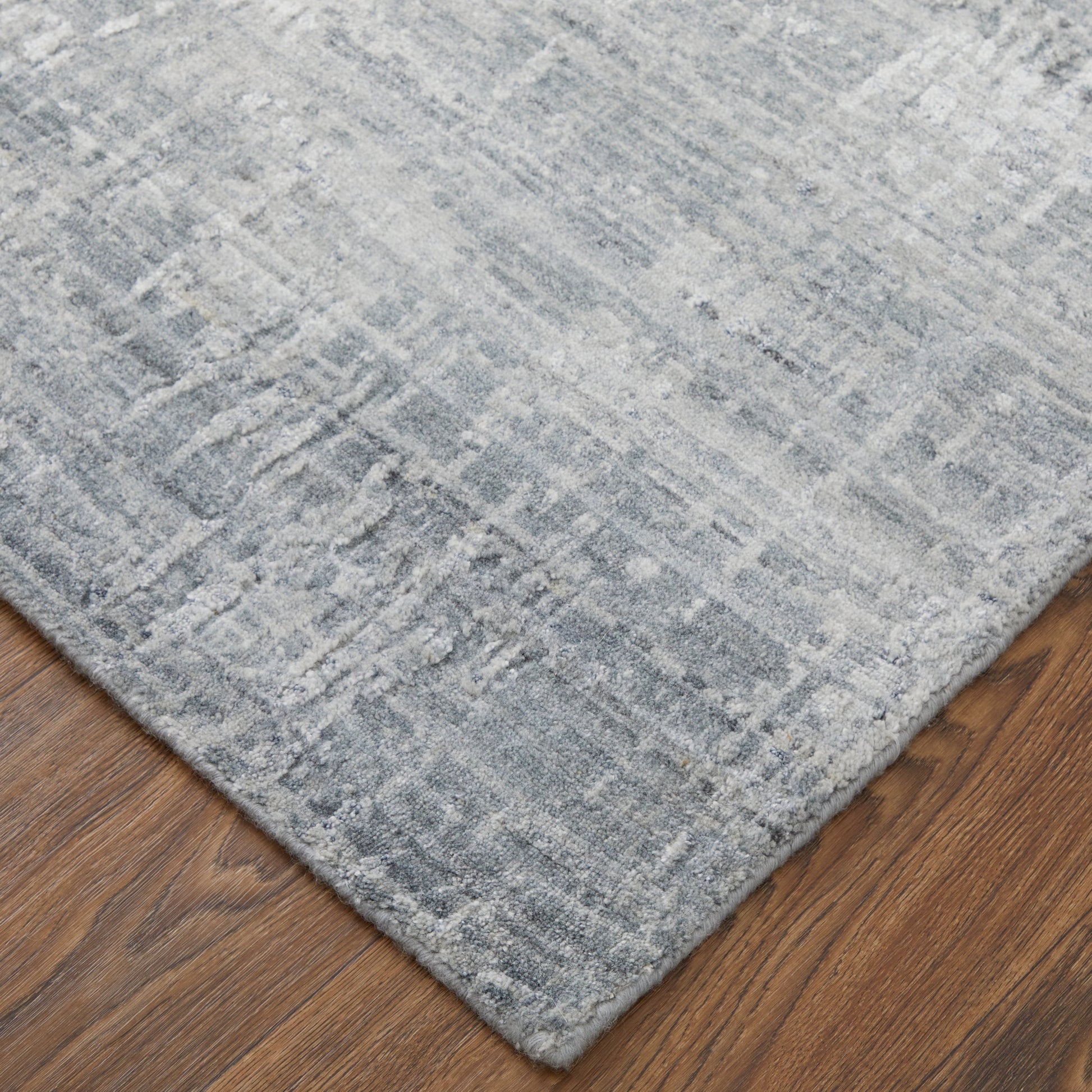 Eastfield Rug - 69A8F by Feizy in blue, silver. Made from wool, viscose in a unique style.