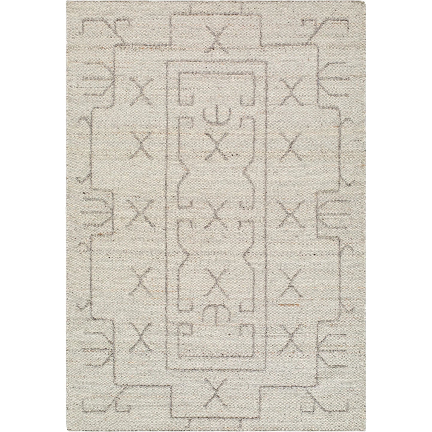 002 SI-2167527,SI-2167528,SI-2167530 | Primary Silo | Marcela Rug - 484509 by Livabliss in pearl, ash. Made from wool in a unique style.