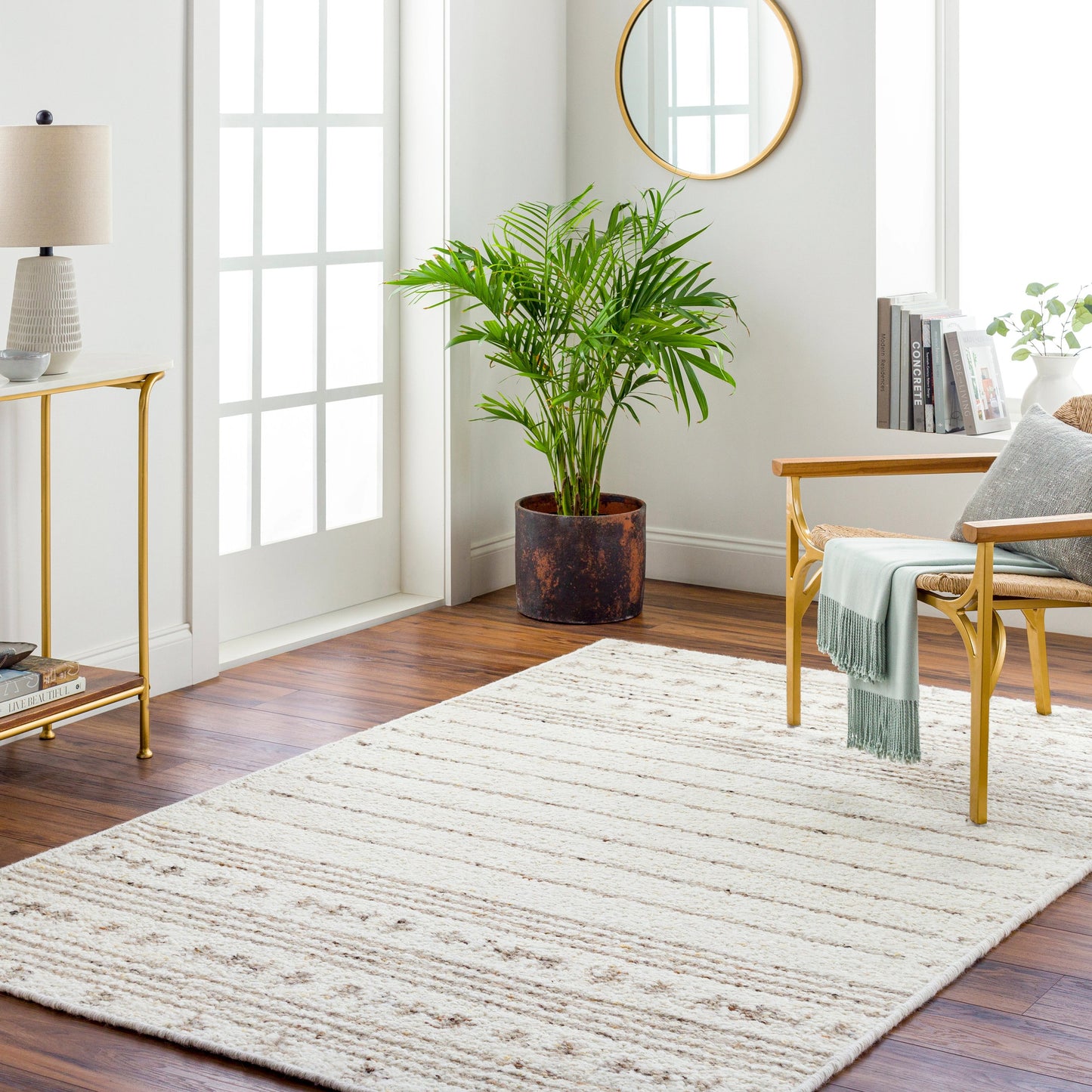 010 SI-1885690,SI-1885691,SI-1885693,SI-1885694,SI-1885695,SI-1885696 | Lifestyle | Machu Picchu Rug - 26052 by Surya in cream, ivory. Made from 90% wool, 10% polyester in a unique style.