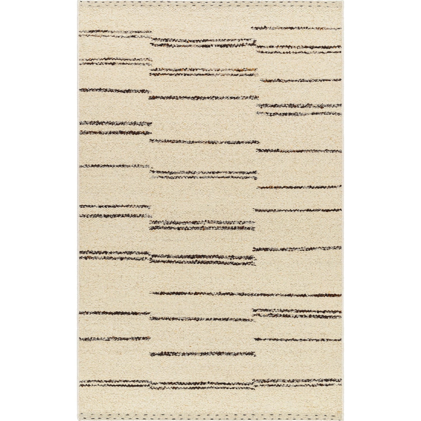 003 SI-1885720,SI-1885721,SI-1885722,SI-1885723,SI-1885724,SI-1885727 | Primary Silo | Machu Picchu Rug - 27066 by Surya in cream, dark brown. Made from 90% wool, 10% polyester in a unique style.
