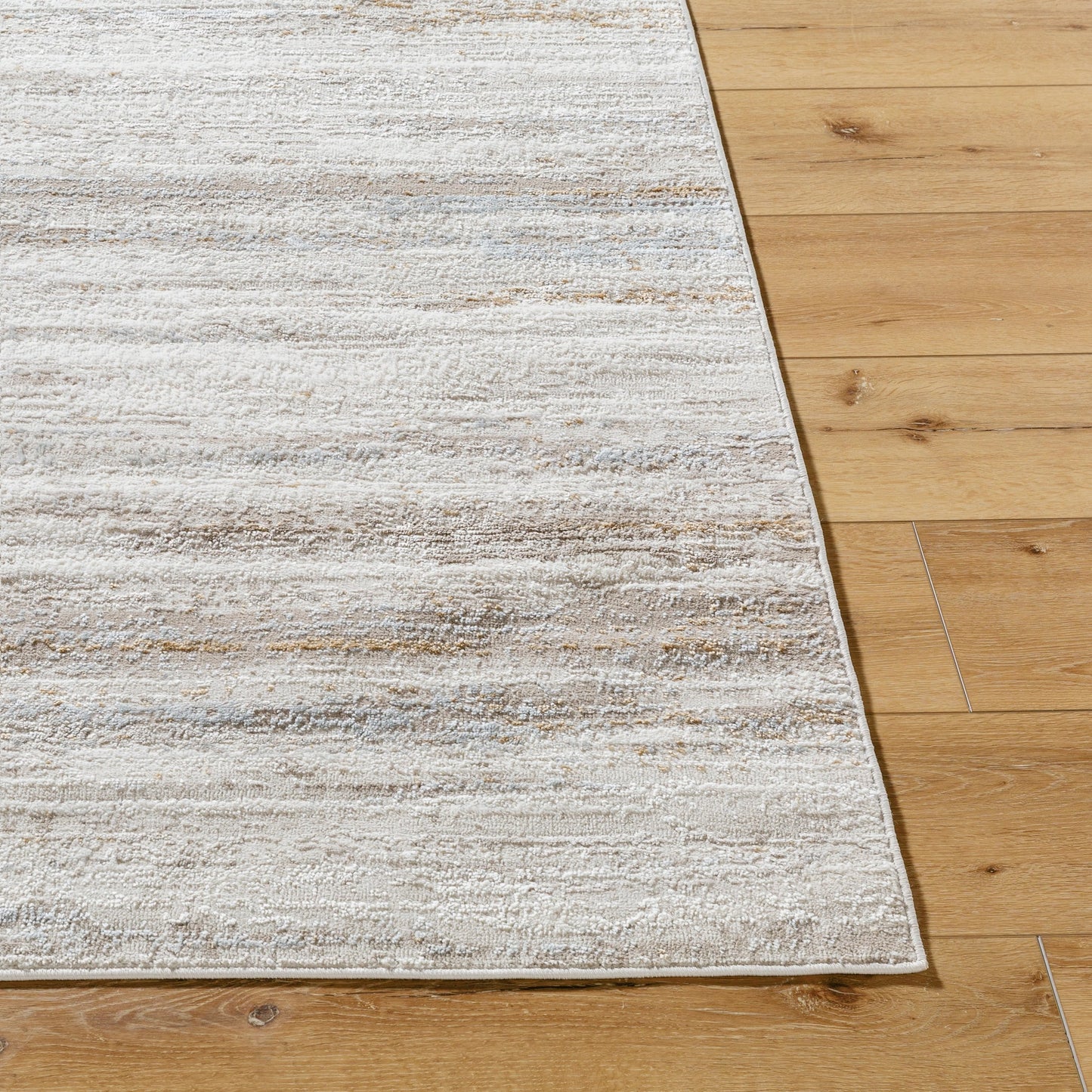 003 SI-2167876,SI-2167877 | Closeup | Mood Rug - 524967 by Livabliss in taupe, white, light gray, mustard, light brown. Made from polypropylene, polyester in a unique style.