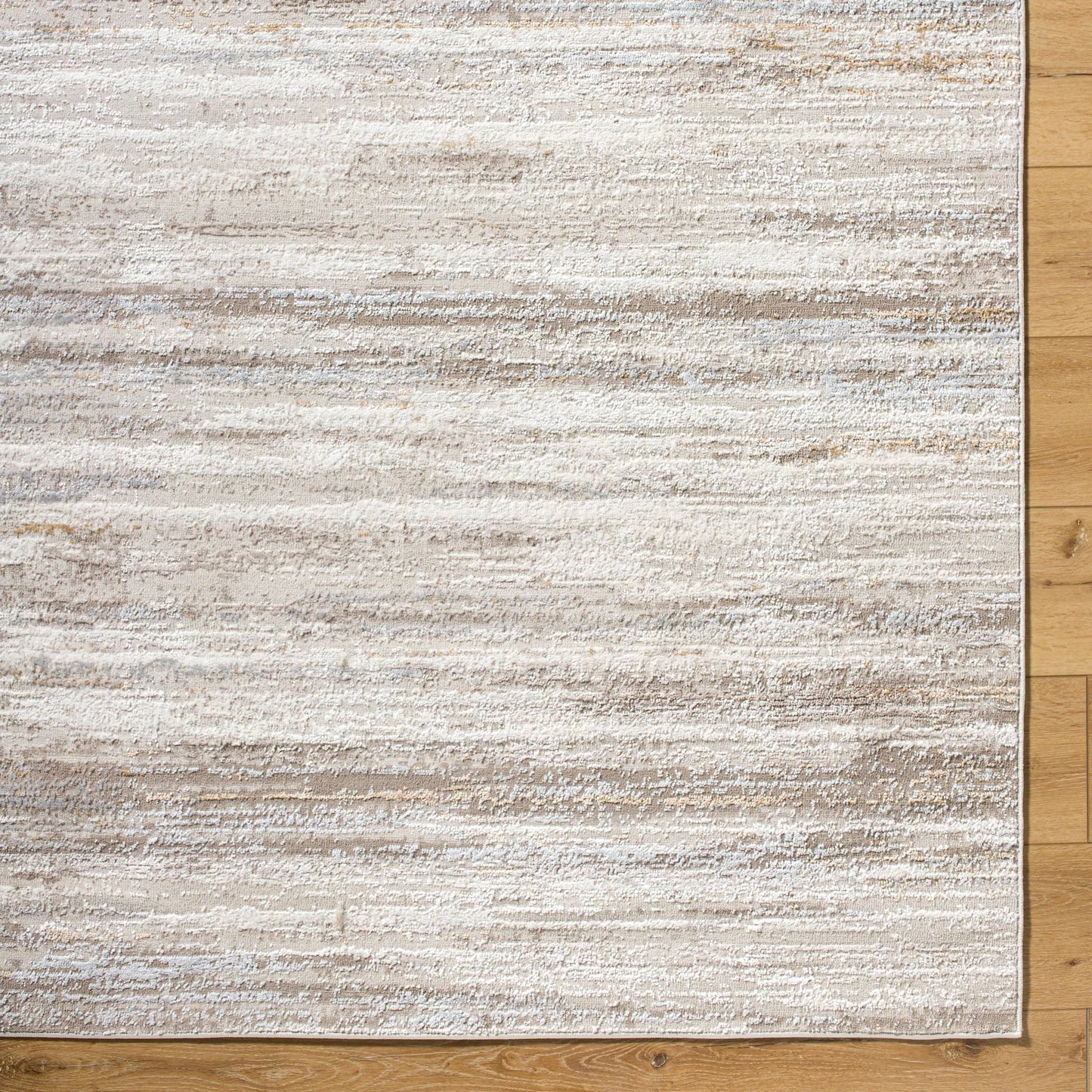 006 SI-2167876,SI-2167877 | Closeup | Mood Rug - 524967 by Livabliss in taupe, white, light gray, mustard, light brown. Made from polypropylene, polyester in a unique style.
