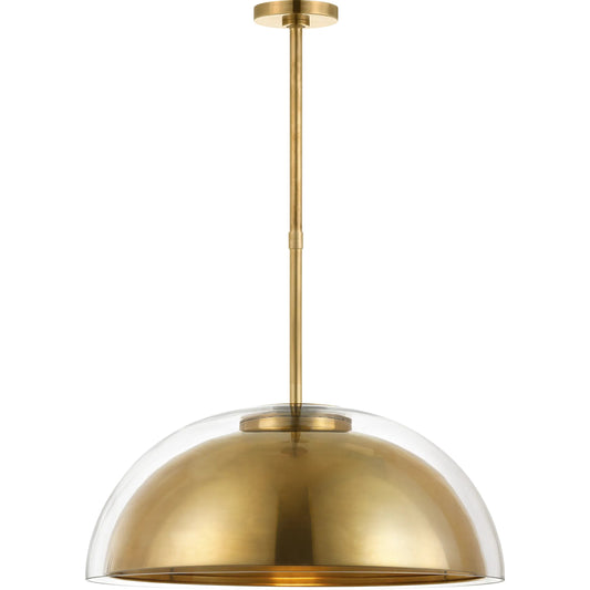 Lusi 24" Pendant by Visual Comfort & Co.. Made from brass in a modern style.