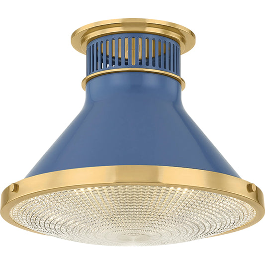 Highclere Flush Mount by Hudson Valley. Made from iron in a cottage & farmhouse style.