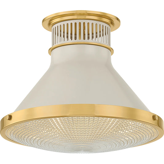 Highclere Flush Mount by Hudson Valley. Made from iron in a cottage & farmhouse style.