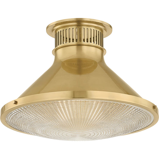 Highclere Flush Mount by Hudson Valley. Made from iron in a cottage & farmhouse style.