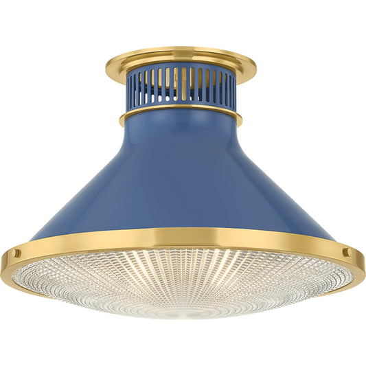 Highclere Flush Mount by Hudson Valley. Made from iron in a cottage & farmhouse style.