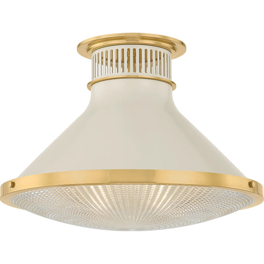 Highclere Flush Mount by Hudson Valley. Made from iron in a cottage & farmhouse style.