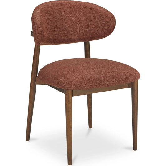 Ellie Dining Chair by Moe's Home Collection. Made from upholstery: 100% polyester, rubber wood frame, plywood in a transitional style.