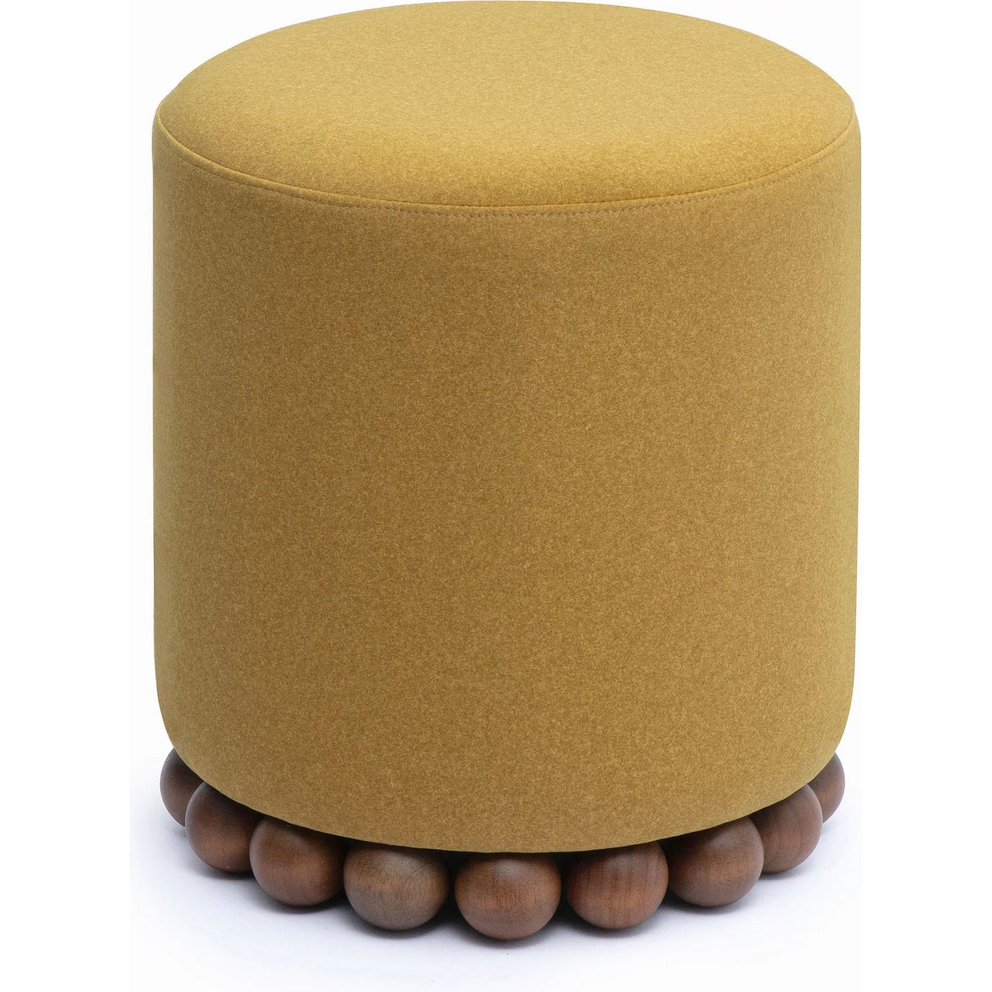 004 SI-2633773 | Lifestyle | Dex Performance Vegan Mohair Ottoman by TOV Furniture. Made from faux mohair, plywood, rubberwood in a unique style.