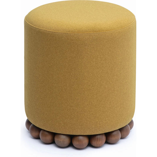 Dex Performance Vegan Mohair Ottoman by TOV Furniture. Made from faux mohair, plywood, rubberwood in a unique style.