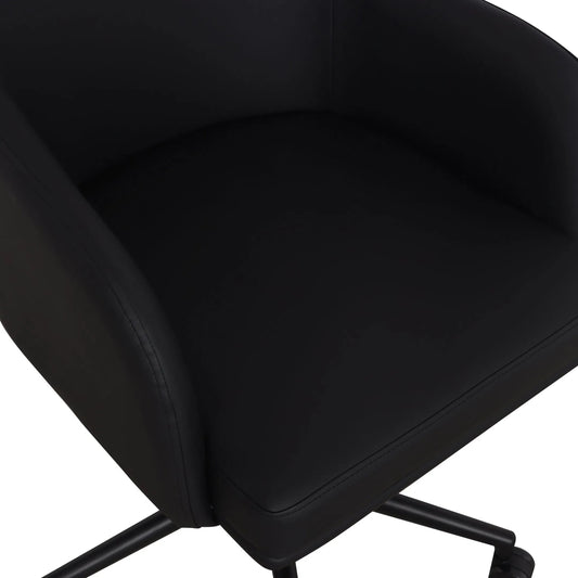 Sydney Performance Vegan Leather Office Desk Chair by TOV Furniture. Made from fabric, foam, metal in a unique style.
