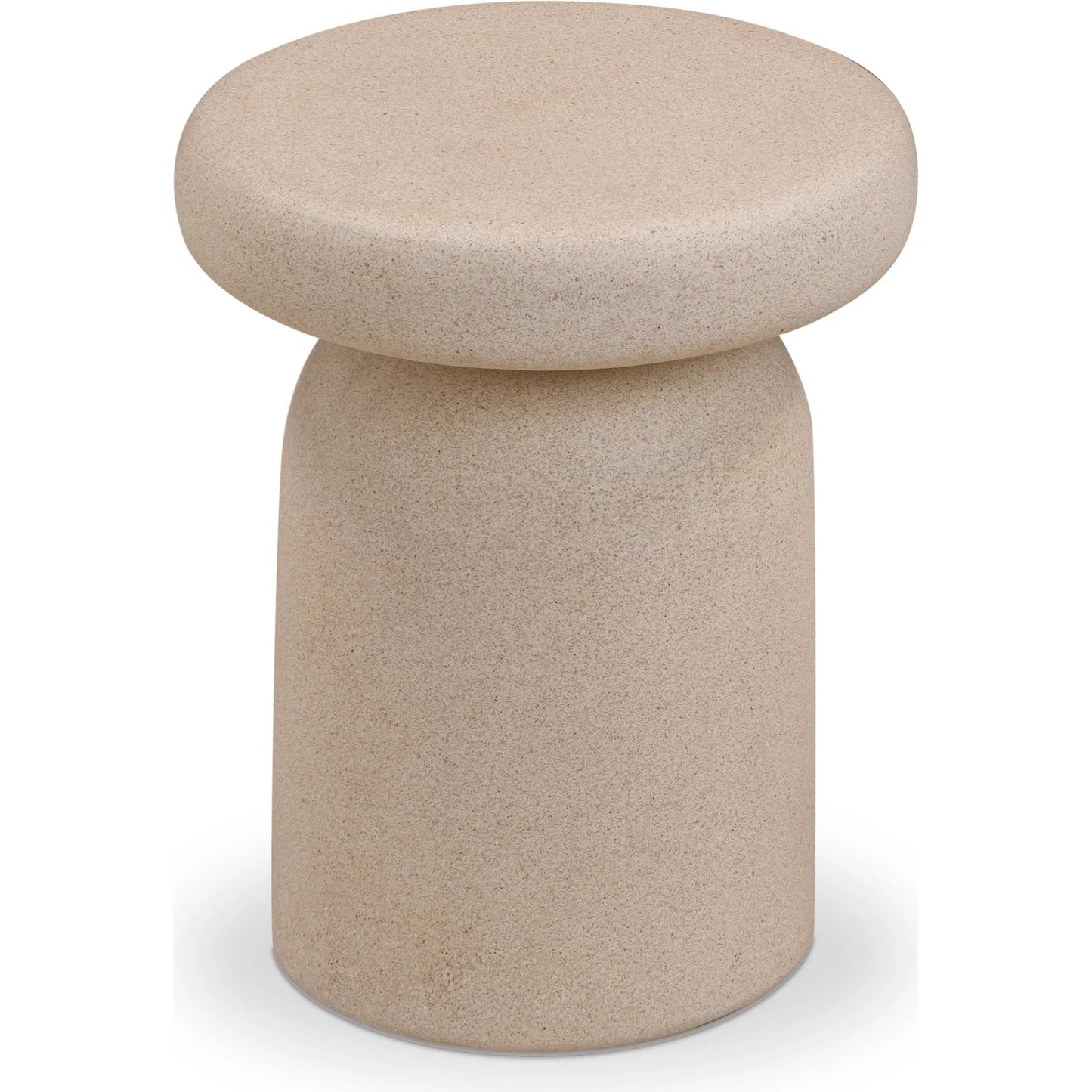 021 SI-2633783 | Lifestyle | Lydia Indoor/Outdoor Side Table by TOV Furniture. Made from concrete in a unique style.