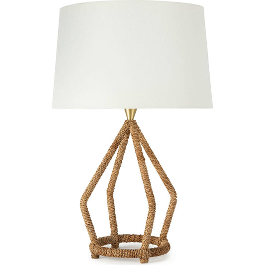 001 SR-769872 | Primary Silo | Bimini Table Lamp by Regina Andrew in brown. Made from steel in a coastal style.