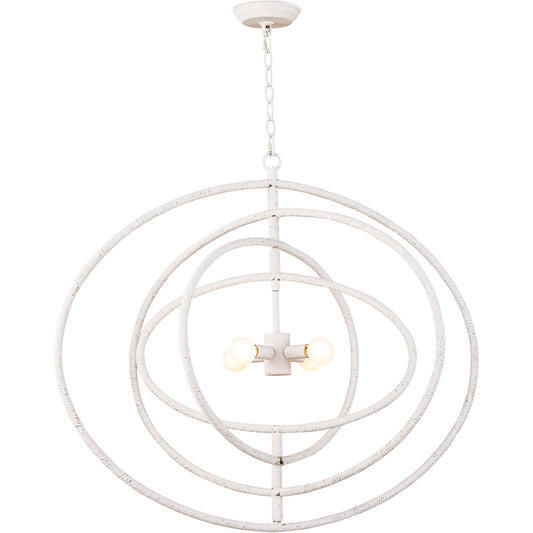 001 SR-770055 | Primary Silo | Sail Chandelier by Regina Andrew in white. Made from steel in a modern style.