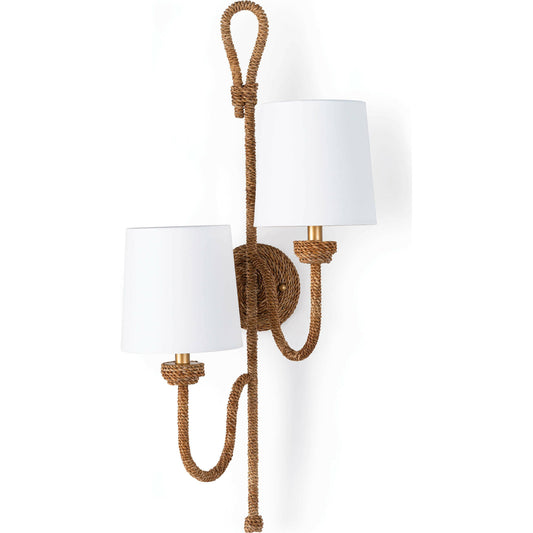 001 SR-769870 | Primary Silo | Bimini Sconce Single by Regina Andrew in brown. Made from natural material in a transitional style.