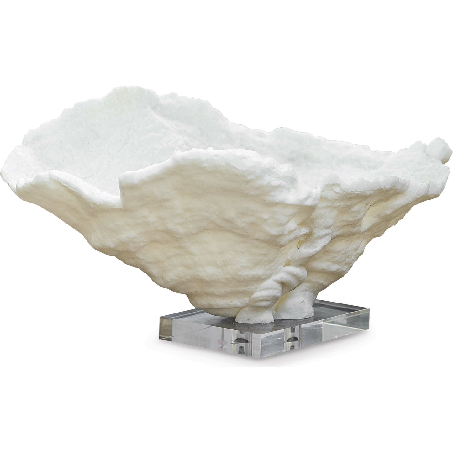 002 S-286828 | Additional Silo | Coral Reef Bowl by Regina Andrew in white, natural and white. Made from resin in a coastal style.