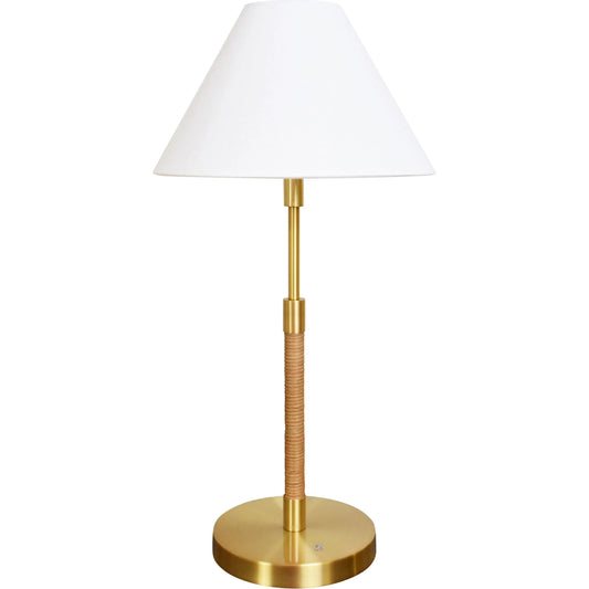 Melton Rechargeable Table Lamp by Worlds Away in gold. Made from unique in a modern style.