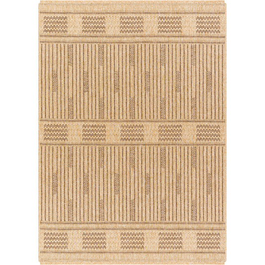 Mirage Rug - 32514 by Livabliss in tan, dark brown. Made from 100% polypropylene in a unique style.