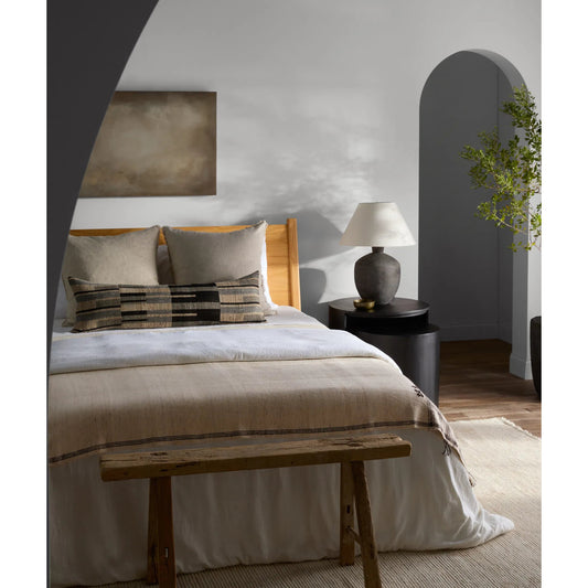 Margosa MGT01 Throw by Jaipur Living in cream, brown. Made from 40% cotton 40% wool 20% silk in a cottage & farmhouse style.