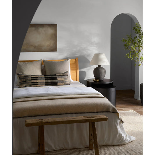 Margosa MGT06 Throw by Jaipur Living in cream, brown. Made from 100% wool in a modern style.